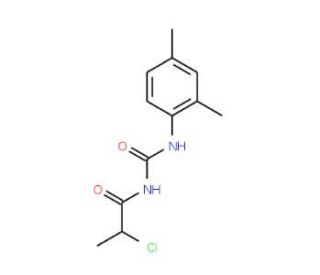 2-chloro-N-{[(2,4-dimethylphenyl)amino]carbonyl}propanamide - chemical structure image
