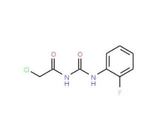 2-chloro-N-{[(2-fluorophenyl)amino]carbonyl}acetamide - chemical structure image