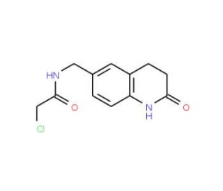 2-chloro-N-[(2-oxo-1,2,3,4-tetrahydroquinolin-6-yl)methyl]acetamide - chemical structure image