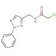 2-chloro-N-[(2-phenyl-2H-1,2,3-triazol-4-yl)methyl]acetamide - chemical structure image