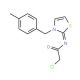 2-chloro-N-[(2Z)-3-(4-methylbenzyl)-1,3-thiazol-2(3H)-ylidene]acetamide - chemical structure image