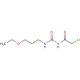 2-chloro-N-{[(3-ethoxypropyl)amino]carbonyl}acetamide - chemical structure image