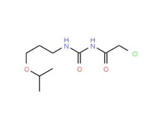 2-chloro-N-{[(3-isopropoxypropyl)amino]carbonyl}acetamide - chemical structure image