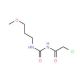 2-chloro-N-{[(3-methoxypropyl)amino]carbonyl}acetamide - chemical structure image