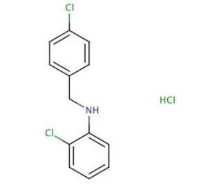 2-chloro-N-[(4-chlorophenyl)methyl]aniline hydrochloride - chemical structure image
