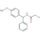 2-chloro-N-[(4-methoxyphenyl)(phenyl)methyl]acetamide - chemical structure image