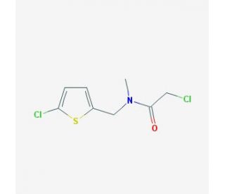 2-chloro-N-[(5-chlorothien-2-yl)methyl]-N-methylacetamide - chemical structure image