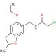 2-chloro-N-[(5-ethoxy-2-methyl-2,3-dihydro-1-benzofuran-6-yl)methyl]acetamide - chemical structure image