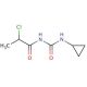 2-chloro-N-[(cyclopropylamino)carbonyl]propanamide - chemical structure image