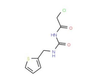 2-chloro-N-{[(thien-2-ylmethyl)amino]carbonyl}acetamide - chemical structure image