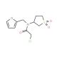 2-chloro-N-(1,1-dioxidotetrahydrothien-3-yl)-N-(2-furylmethyl)acetamide - chemical structure image