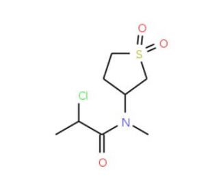 2-chloro-N-(1,1-dioxidotetrahydrothien-3-yl)-N-methylpropanamide - chemical structure image