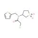 2-chloro-N-(1,1-dioxidotetrahydrothien-3-yl)-N-(thien-2-ylmethyl)acetamide - chemical structure image