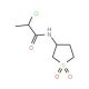 2-chloro-N-(1,1-dioxidotetrahydrothien-3-yl)propanamide - chemical structure image
