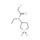 2-Chloro-N-(1,1-dioxo-tetrahydro-1lambda*6*-thiophen-3-yl)-N-ethyl-acetamide - chemical structure image