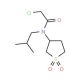 2-Chloro-N-(1,1-dioxo-tetrahydro-1lambda*6*-thiophen-3-yl)-N-isobutyl-acetamide - chemical structure image