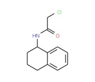 2-Chloro-N-(1,2,3,4-tetrahydro-naphthalen-1-yl)-acetamide - chemical structure image