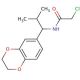 2-chloro-N-[1-(2,3-dihydro-1,4-benzodioxin-6-yl)-2-methylpropyl]acetamide - chemical structure image
