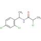 2-chloro-N-[1-(2,4-dichlorophenyl)ethyl]propanamide - chemical structure image