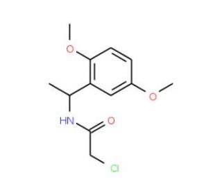 2-chloro-N-[1-(2,5-dimethoxyphenyl)ethyl]acetamide - chemical structure image