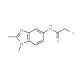 2-Chloro-N-(1,2-dimethyl-1H-benzoimidazol-5-yl)-acetamide - chemical structure image
