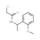 2-chloro-N-[1-(2-methoxyphenyl)ethyl]acetamide (CAS 40023-06-1) - chemical structure image
