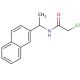 2-chloro-N-[1-(2-naphthyl)ethyl]acetamide - chemical structure image
