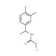 2-chloro-N-[1-(3,4-dimethylphenyl)ethyl]acetamide (CAS 40023-05-0) - chemical structure image