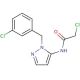2-chloro-N-[1-(3-chlorobenzyl)-1H-pyrazol-5-yl]acetamide - chemical structure image