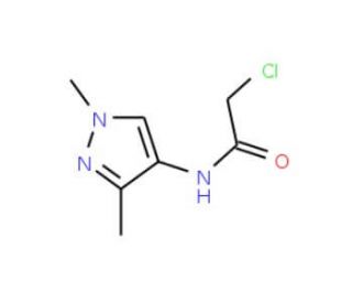 2-Chloro-N-(1,3-dimethyl-1H-pyrazol-4-yl)-acetamide (CAS 957510-90-6) - chemical structure image