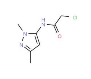 2-chloro-N-(1,3-dimethyl-1H-pyrazol-5-yl)acetamide - chemical structure image