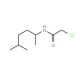 2-chloro-N-(1,4-dimethylpentyl)acetamide - chemical structure image