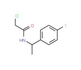 2-chloro-N-[1-(4-fluorophenyl)ethyl]acetamide - chemical structure image