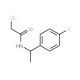 2-chloro-N-[1-(4-fluorophenyl)ethyl]acetamide - chemical structure image