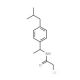 2-chloro-N-[1-(4-isobutylphenyl)ethyl]acetamide - chemical structure image