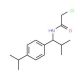 2-chloro-N-[1-(4-isopropylphenyl)-2-methylpropyl]acetamide - chemical structure image