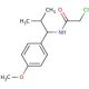 2-chloro-N-[1-(4-methoxyphenyl)-2-methylpropyl]acetamide - chemical structure image