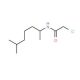 2-chloro-N-(1,5-dimethylhexyl)acetamide - chemical structure image