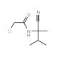 2-Chloro-N-(1-cyano-1,2-dimethyl-propyl)-acetamide - chemical structure image