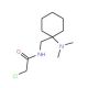 2-chloro-N-{[1-(dimethylamino)cyclohexyl]methyl}acetamide - chemical structure image