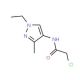 2-Chloro-N-(1-ethyl-3-methyl-1H-pyrazol-4-yl)-acetamide (CAS 957514-01-1) - chemical structure image