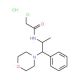 2-chloro-N-(1-methyl-2-morpholin-4-yl-2-phenylethyl)acetamide hydrochloride (CAS 1052542-78-5) - chemical structure image