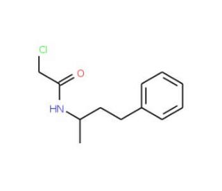 2-Chloro-N-(1-methyl-3-phenyl-propyl)-acetamide - chemical structure image