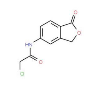 2-chloro-N-(1-oxo-1,3-dihydro-2-benzofuran-5-yl)acetamide - chemical structure image