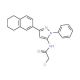 2-chloro-N-[1-phenyl-3-(5,6,7,8-tetrahydronaphthalen-2-yl)-1H-pyrazol-5-yl]acetamide - chemical structure image