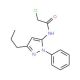 2-chloro-N-(1-phenyl-3-propyl-1H-pyrazol-5-yl)acetamide - chemical structure image