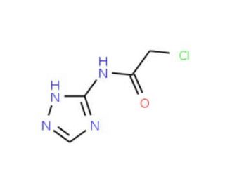 2-Chloro-N-(1H-[1,2,4]triazol-3-yl)-acetamide - chemical structure image
