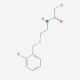2-chloro-N-{2-[(2-fluorobenzyl)thio]ethyl}acetamide - chemical structure image