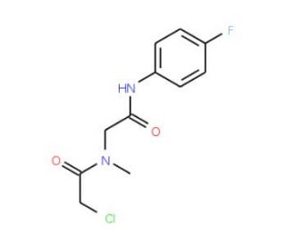 2-chloro-N-{2-[(4-fluorophenyl)amino]-2-oxoethyl}-N-methylacetamide - chemical structure image
