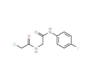 2-chloro-N-{2-[(4-fluorophenyl)amino]-2-oxoethyl}acetamide - chemical structure image